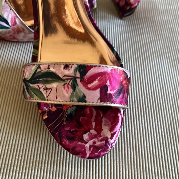 Ted Baker printed pale pink platform sandals in size 37.5(7) USA.🌸 - Picture 9 of 14